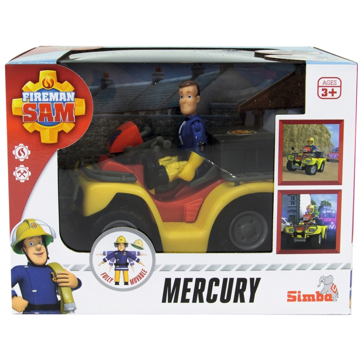Simba Toys Firehjulingen Fireman Sam Mercury i gruppen LEKER, BARN OG BABY / Leker / Lekebiler hos TP E-commerce Nordic AB (C24928)
