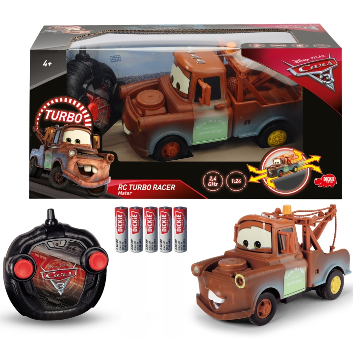 Jada Toys Disney Bilar 3 Radiostyrd Bärgarn Turbo Racer 1:24 i gruppen LEKER, BARN OG BABY / Leker / Lekebiler hos TP E-commerce Nordic AB (C24931)