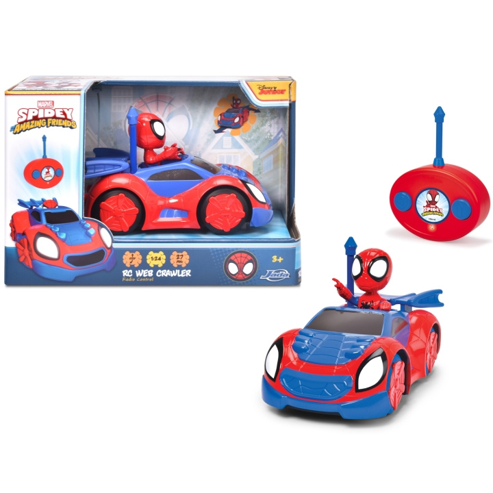 Jada Toys Marvel Spidey radiostyrt bil i gruppen LEKER, BARN OG BABY / Radiostyrt / Radiostyrte biler hos TP E-commerce Nordic AB (C24935)
