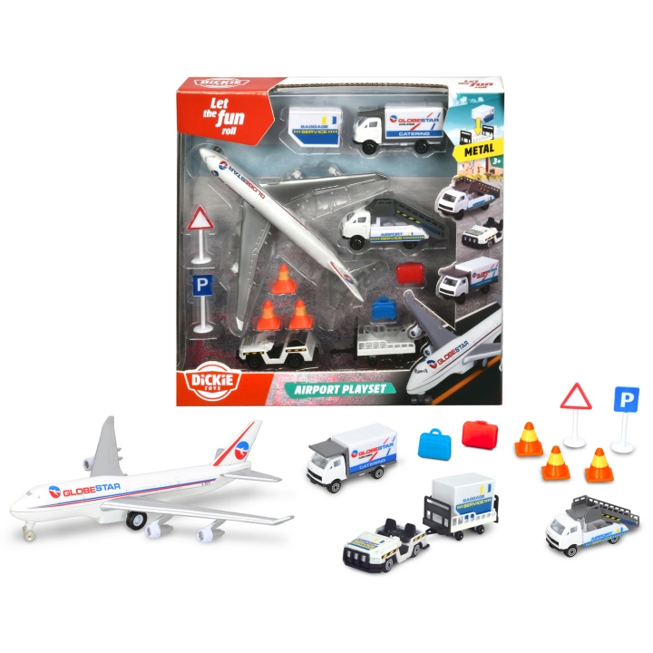 Dickie Flygplats Lekset i gruppen LEKER, BARN OG BABY / Leker / Lekebiler hos TP E-commerce Nordic AB (C24944)