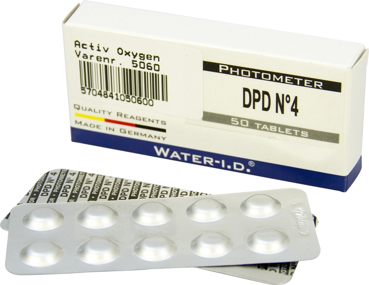 Swim & Fun Pool Lab Refill, DPD No. 4, Active Oxygen, 50 stk i gruppen HJEM, HUS OG HAGE / Hageprodukter / Basseng og tilbehør / Bassengkemikalier hos TP E-commerce Nordic AB (C25039)