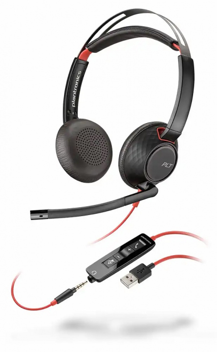 poly, Blackwire C5220, Stereo, USB-A i gruppen Datautstyr / Datamaskin Tilbehør / Headset hos TP E-commerce Nordic AB (C25130)