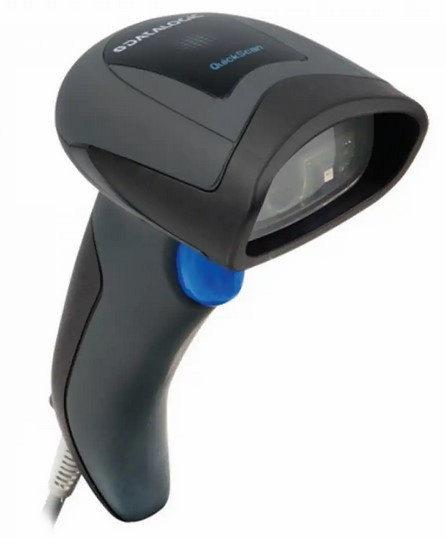 Datalogic Quickscan, strekkodeskanner, QD2430, kablet med stativ i gruppen Datautstyr / Datamaskin Tilbehør / Strekkodeleser hos TP E-commerce Nordic AB (C25215)