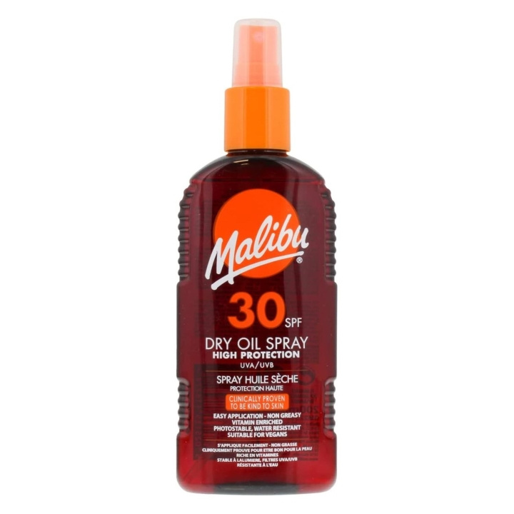 Malibu Dry Oil Spray SPF30 200ml i gruppen HELSE OG SKJØNNHET / Hudpleie / Soling / Solkrem hos TP E-commerce Nordic AB (C25251)