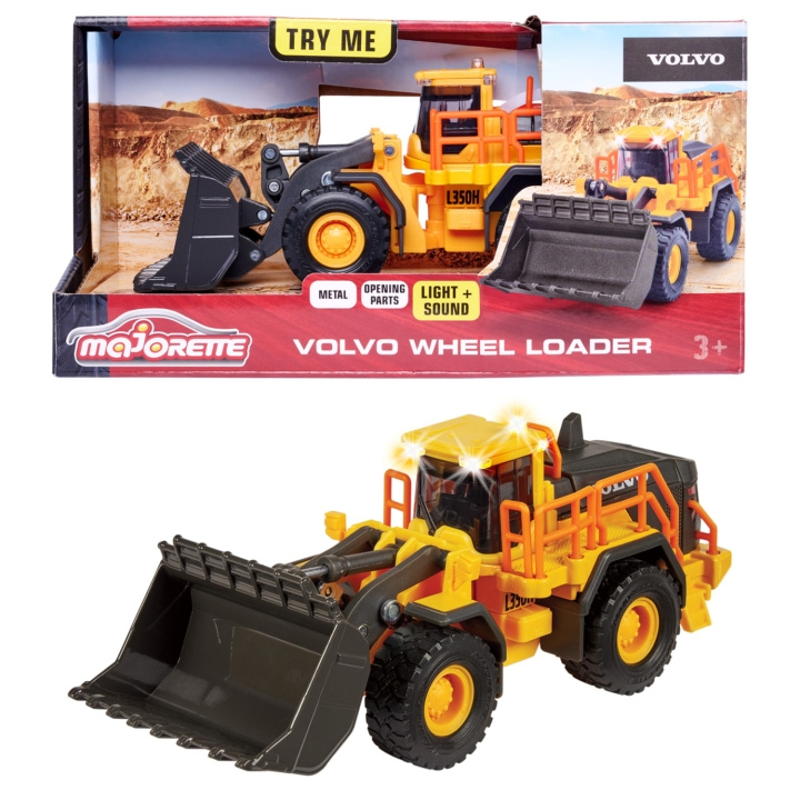 Majorette Volvo L350H hjullaster i gruppen LEKER, BARN OG BABY / Leker / Lekebiler hos TP E-commerce Nordic AB (C25288)