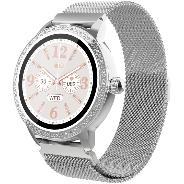 Denver SW-360S Smartklokke med pulssensor Sølv i gruppen SPORT, FRITID & HOBBY / Smartwatch og Aktivitetsmålere / Smartwatches hos TP E-commerce Nordic AB (C25290)