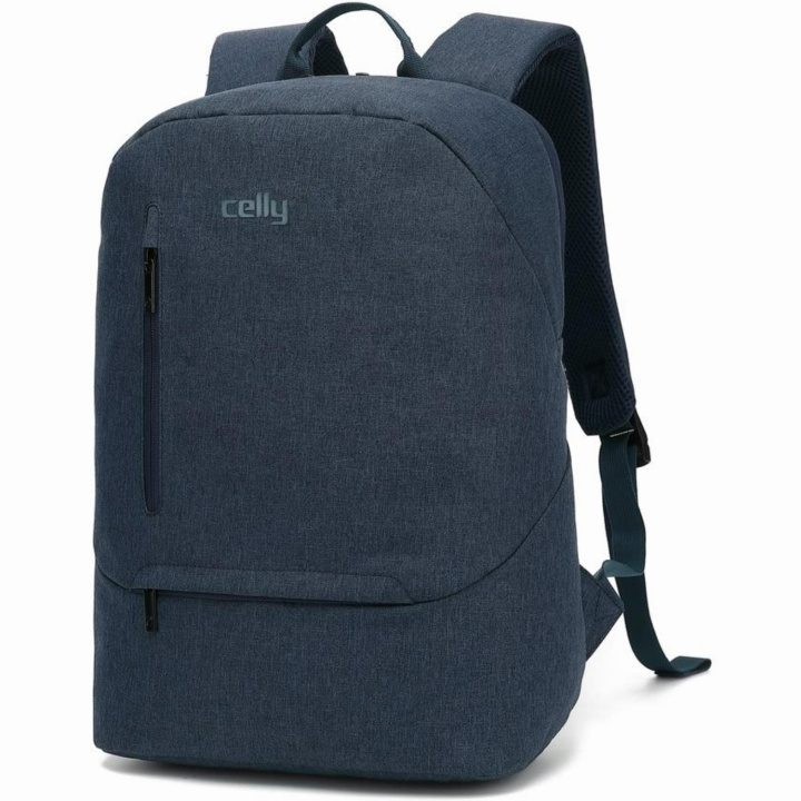 Celly Daypack Ryggsäck för laptop 16 Blå i gruppen Datautstyr / Bærbare datamaskiner og tilbehør / Vesker og beskyttelse / Opp til 17 hos TP E-commerce Nordic AB (C25311)