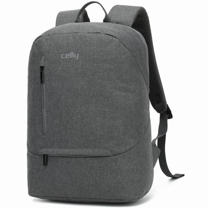 Celly Daypack Ryggsäck för laptop 16 Grå i gruppen Datautstyr / Bærbare datamaskiner og tilbehør / Vesker og beskyttelse / Opp til 17 hos TP E-commerce Nordic AB (C25312)