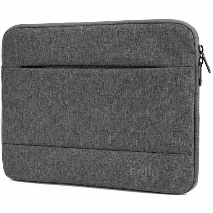 Celly Sleeve för laptop 13,3 Grå i gruppen Datautstyr / Bærbare datamaskiner og tilbehør / Vesker og beskyttelse / Opp til 14 hos TP E-commerce Nordic AB (C25321)