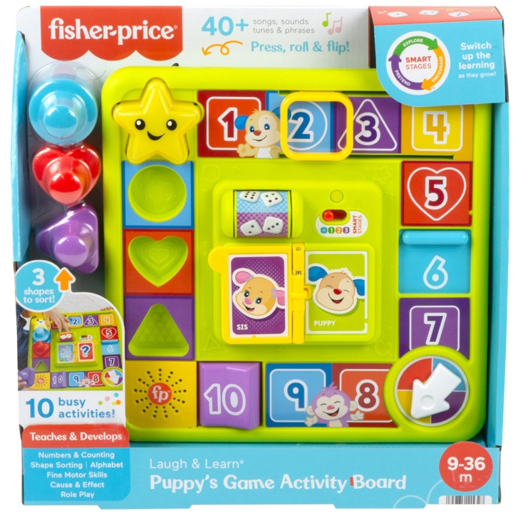 Fisher Price Rull og snurr spillbrett i gruppen LEKER, BARN OG BABY / Babyleker (0-3 år) / Aktivitetsleker hos TP E-commerce Nordic AB (C25333)