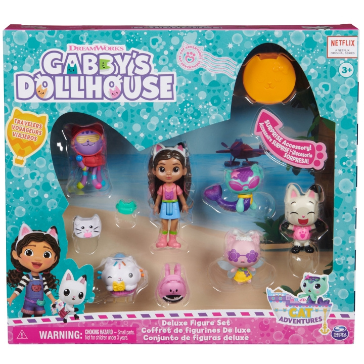 Gabbys Dollhouse Deluxe Gift Pack - Travelers i gruppen LEKER, BARN OG BABY / Leker / Figurer & miniatyrer hos TP E-commerce Nordic AB (C25337)