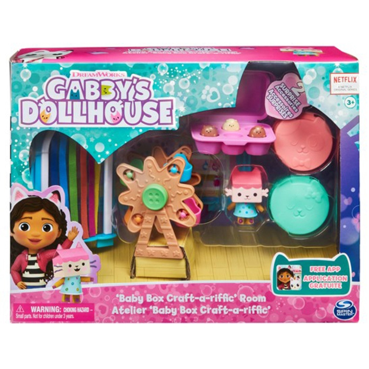 Gabbys Dollhouse Deluxe Room - Craft Room i gruppen LEKER, BARN OG BABY / Leker / Dukker & tilbehør hos TP E-commerce Nordic AB (C25339)