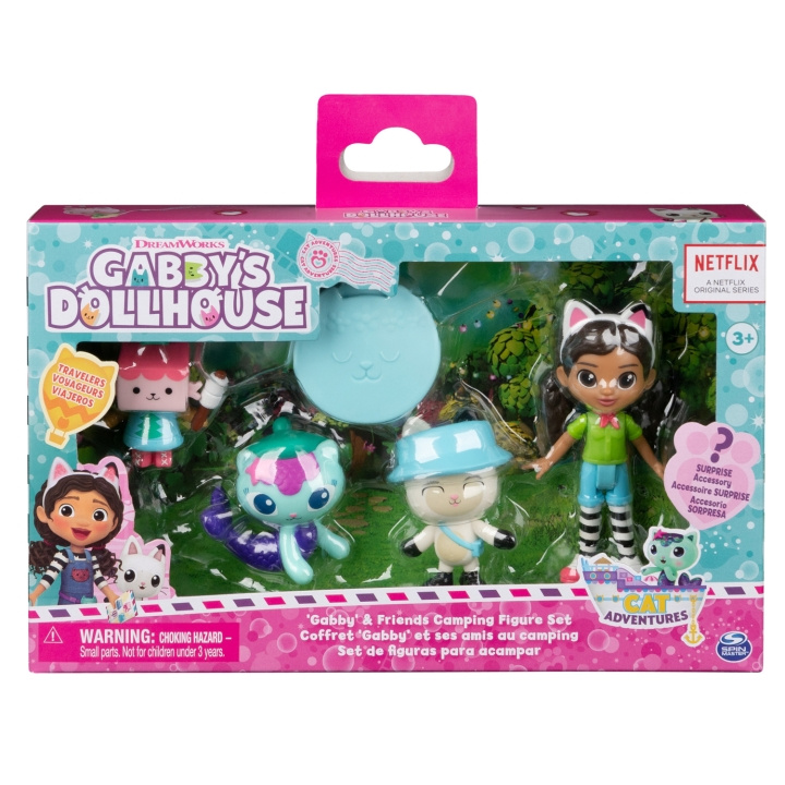 Gabbys Dollhouse Venner figurpakke - Camping i gruppen LEKER, BARN OG BABY / Leker / Dukker & tilbehør hos TP E-commerce Nordic AB (C25342)