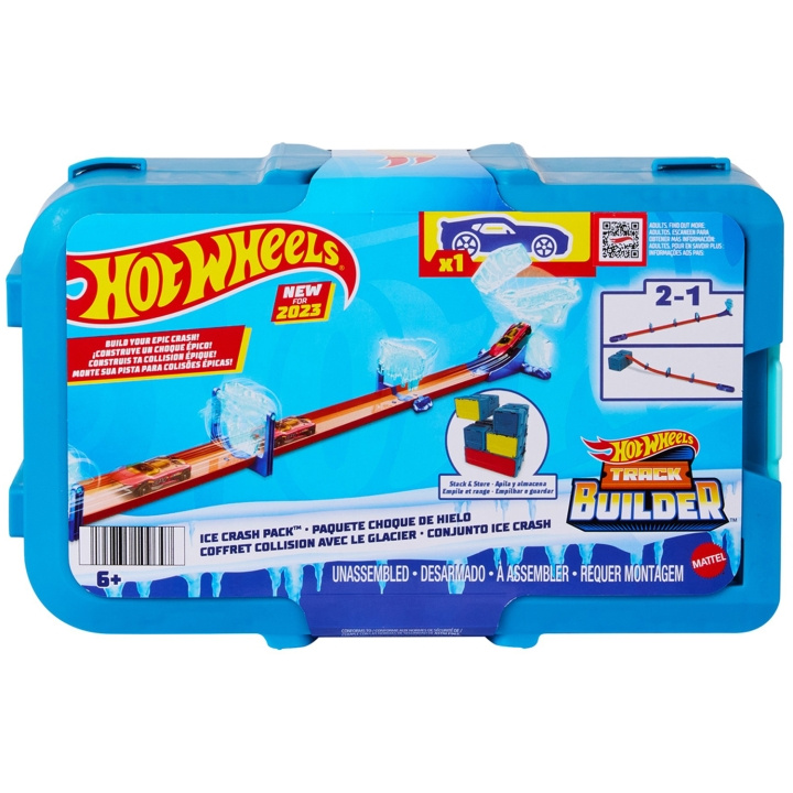 Hot Wheels Track Builder Ice Crash Pack i gruppen LEKER, BARN OG BABY / Leker / Bilbaner hos TP E-commerce Nordic AB (C25346)