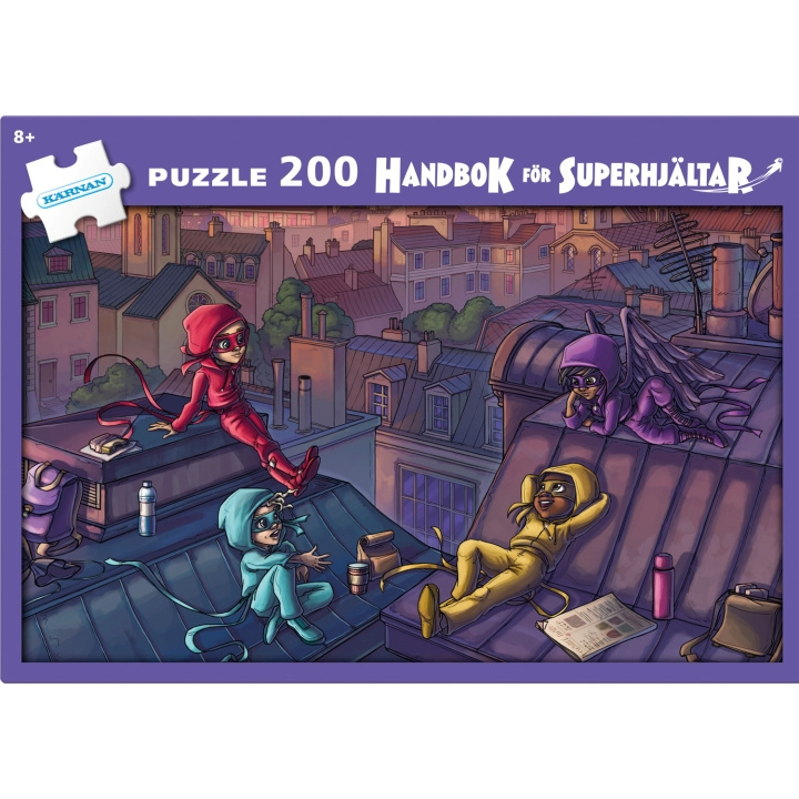 Kärnan Puslespill 200 brikker Håndbok for superhelter i gruppen LEKER, BARN OG BABY / Leker / Barnas puslespill hos TP E-commerce Nordic AB (C25356)