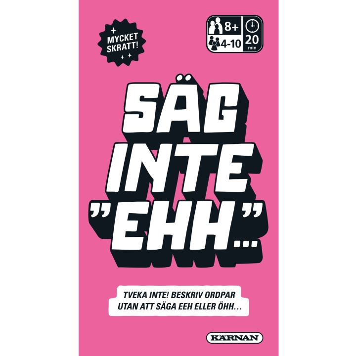 Kärnan Spill Ikke si ehh i gruppen LEKER, BARN OG BABY / Spill / Brettspill hos TP E-commerce Nordic AB (C25359)
