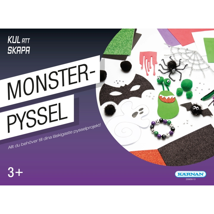 Kärnan Kul att skapa Monsterpyssel i gruppen LEKER, BARN OG BABY / Leker / Håndtverk hos TP E-commerce Nordic AB (C25362)