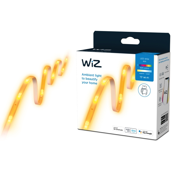 WiZ WiFi LED-Strip 4m inkl strömadapter Promo i gruppen Elektronikk / Lys / LED sløyfer hos TP E-commerce Nordic AB (C25373)