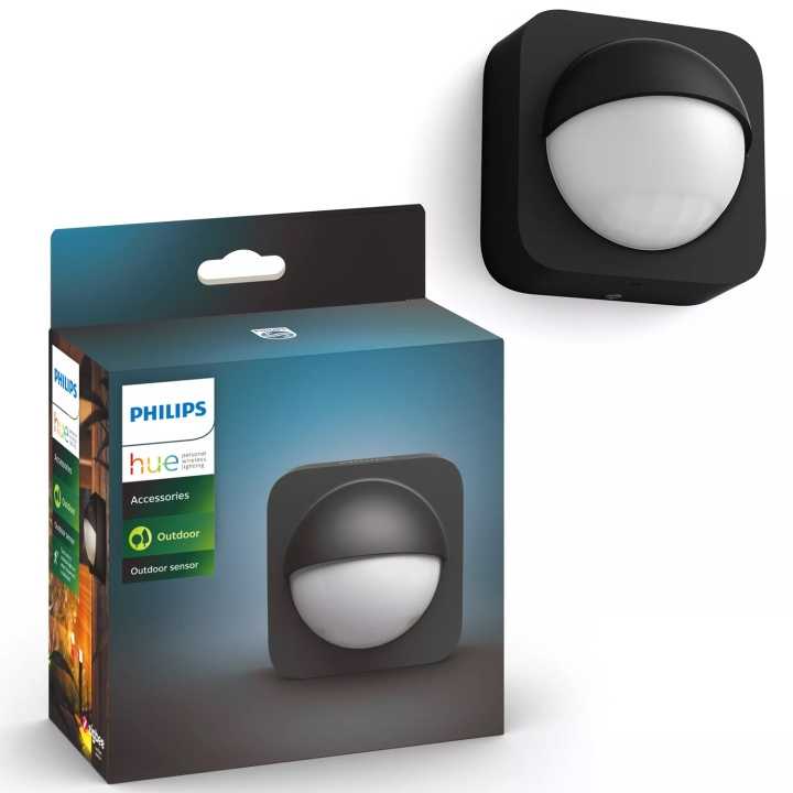 Philips Hue utendørssensor i gruppen HJEM, HUS OG HAGE / El og belysning / Utendørsbelysning / Fasadebelysning / Med bevegelsessensor hos TP E-commerce Nordic AB (C25379)