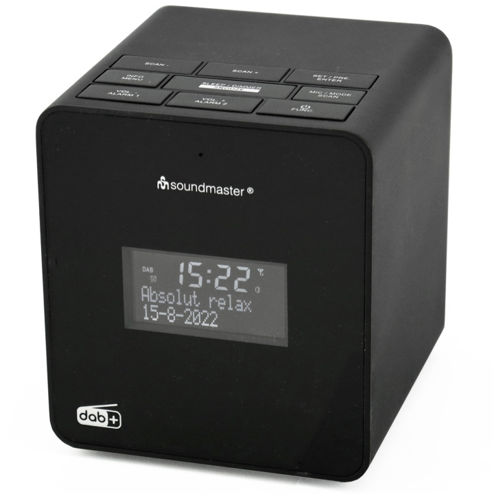Soundmaster UR109SW Klokkeradio med opptak for egen melding i gruppen Elektronikk / Lyd & Bilde / Hjemmekino, HiFi og bærbar / Radio & Vekkerklokker / Klokke Radio hos TP E-commerce Nordic AB (C25394)