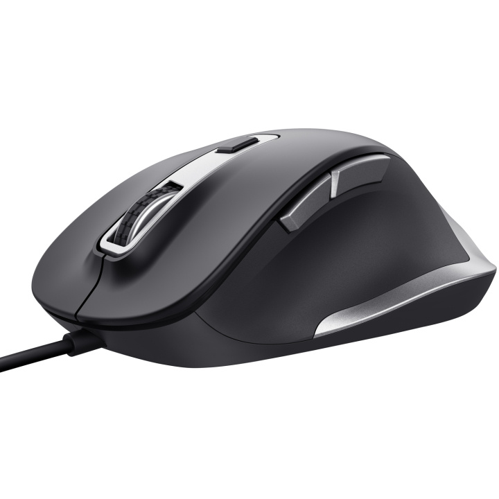 Trust Fyda Mus Eco Black i gruppen Datautstyr / Mus & Tastatur / Mus / via kabel hos TP E-commerce Nordic AB (C25445)