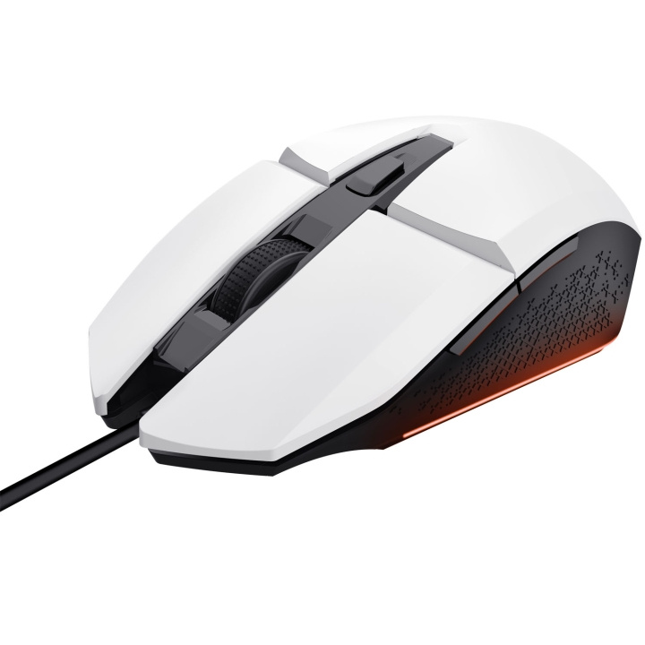 Trust GXT 109W Felox Illuminated Gaming mouse Vit i gruppen Datautstyr / Mus & Tastatur / Mus / Gaming hos TP E-commerce Nordic AB (C25450)