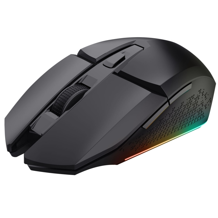 Trust GXT 110 Felox trådløs spillmus med belysning, svart i gruppen Datautstyr / Mus & Tastatur / Mus / Gaming hos TP E-commerce Nordic AB (C25453)