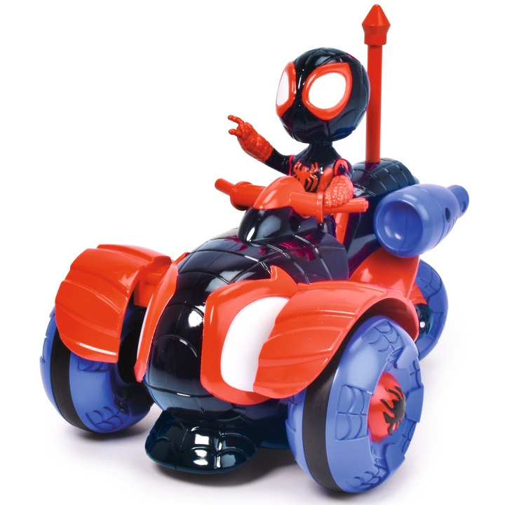 Jada Toys Marvel Miles Morales Radiostyrd bil i gruppen LEKER, BARN OG BABY / Radiostyrt / Radiostyrte biler hos TP E-commerce Nordic AB (C25512)