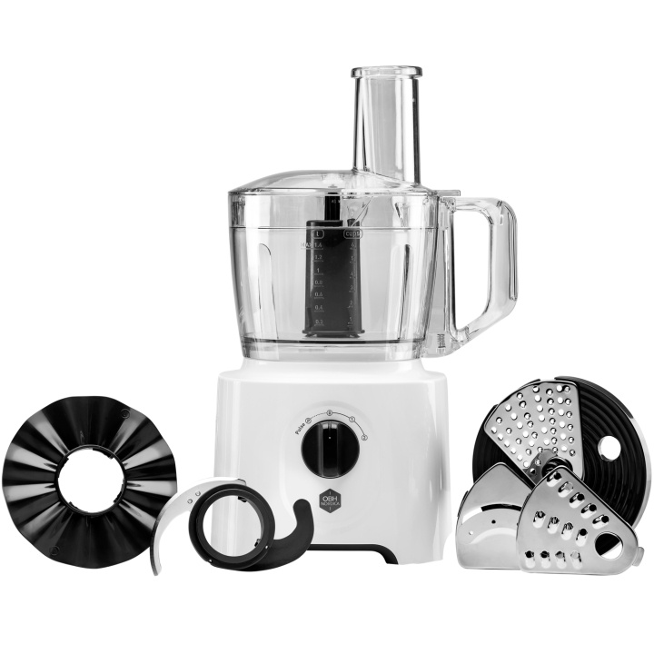 OBH Nordica Matprosessor Easy force kjøkkenmaskin 700 W hvit FO2441S0 i gruppen HJEM, HUS OG HAGE / Husholdningsapparater / Matprosessorer og kjøkkenassistenter / Matprosessorer hos TP E-commerce Nordic AB (C25530)