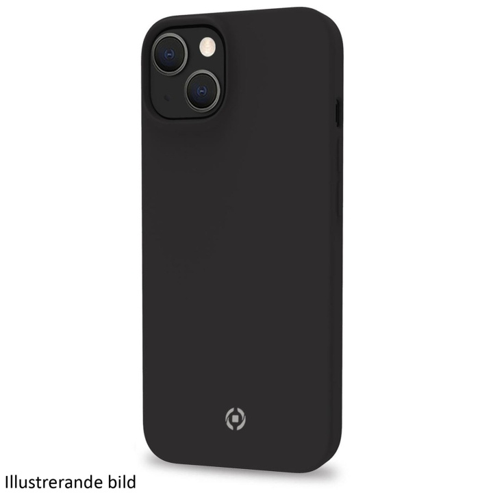 Celly Cromo Soft rubber case iPhone 15 Svart i gruppen SMARTTELEFON & NETTBRETT / Mobilbeskyttelse / Apple / iPhone 15 hos TP E-commerce Nordic AB (C25583)