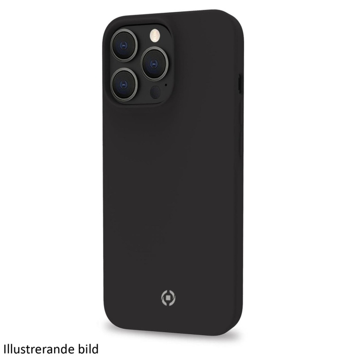 Celly Cromo Mykt gummideksel til iPhone 15 Pro Svart i gruppen SMARTTELEFON & NETTBRETT / Mobilbeskyttelse / Apple / iPhone 15 hos TP E-commerce Nordic AB (C25586)