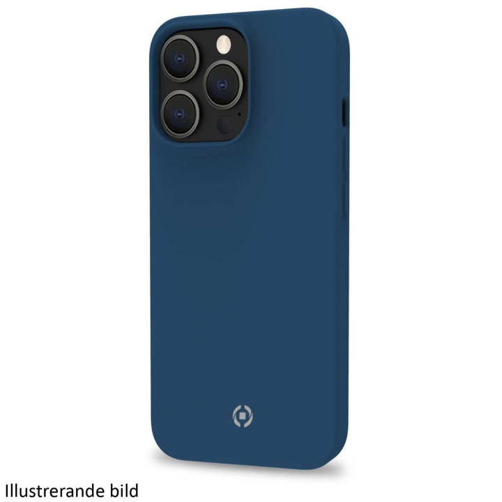 Celly Cromo Mykt gummideksel til iPhone 15 Pro Blå i gruppen SMARTTELEFON & NETTBRETT / Mobilbeskyttelse / Apple / iPhone 15 hos TP E-commerce Nordic AB (C25588)