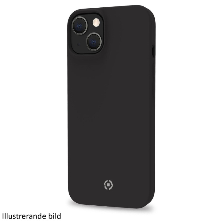 Celly Cromo Soft rubber case iPhone 15 Plus Svart i gruppen SMARTTELEFON & NETTBRETT / Mobilbeskyttelse / Apple / iPhone 15 hos TP E-commerce Nordic AB (C25589)