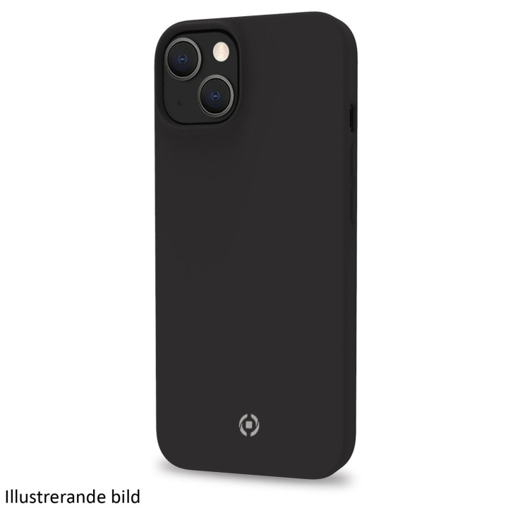 Celly Cromo Soft gummideksel iPhone 15 Plus Svart i gruppen SMARTTELEFON & NETTBRETT / Mobilbeskyttelse / Apple / iPhone 15 hos TP E-commerce Nordic AB (C25589)
