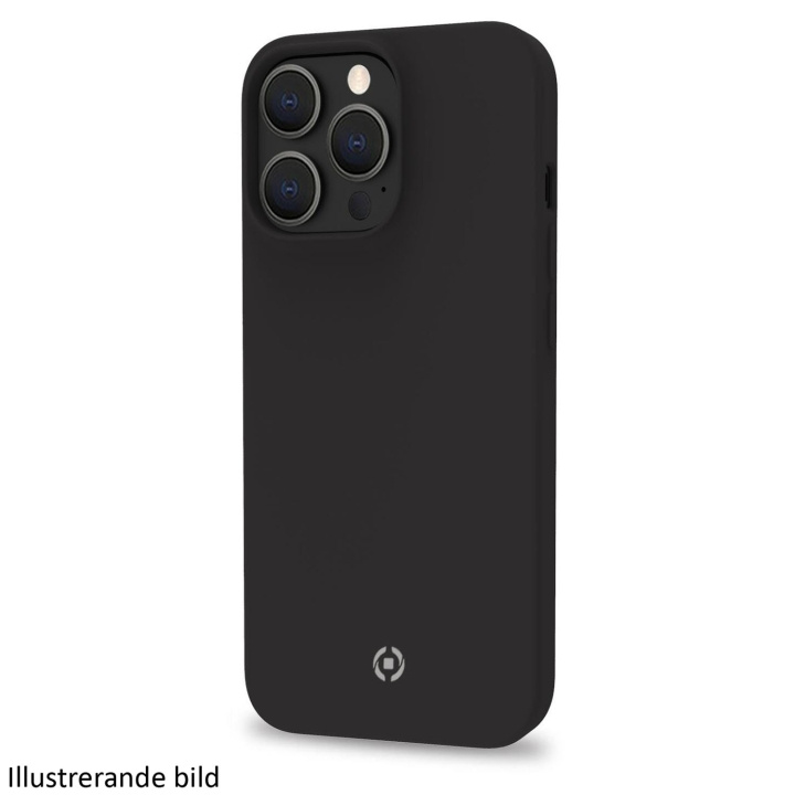 Celly Cromo Soft rubber case iPhone 15 Pro Max Svart i gruppen SMARTTELEFON & NETTBRETT / Mobilbeskyttelse / Apple / iPhone 15 hos TP E-commerce Nordic AB (C25590)