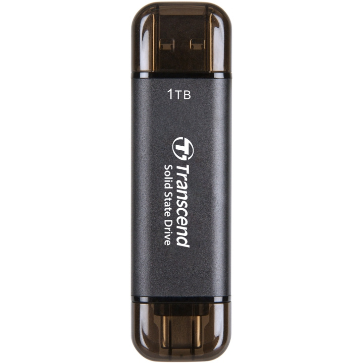 Transcend Portabel SSD ESD310C USB-C 1TB (R1050/W950) Svart i gruppen Datautstyr / PC-Komponenter / Harddisker / SSD hos TP E-commerce Nordic AB (C25658)