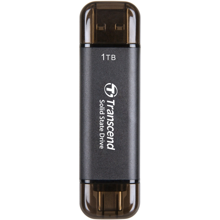 Transcend Bærbar SSD ESD310C USB-C 1 TB (R1050/W950) Svart i gruppen Datautstyr / PC-Komponenter / Harddisker / SSD hos TP E-commerce Nordic AB (C25658)