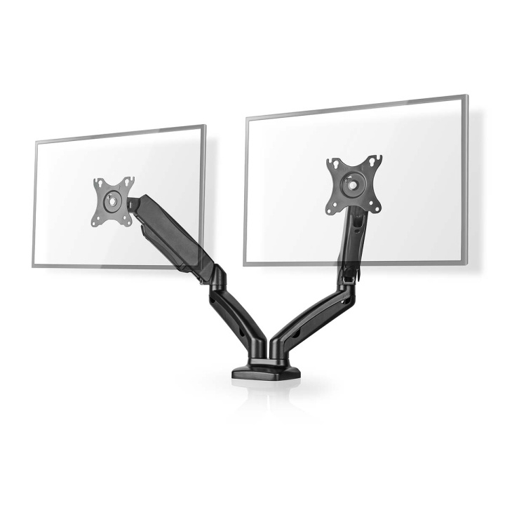 Nedis Desk Monitor Mount | Gassfjær | 2 Skjermer | 15 - 32 