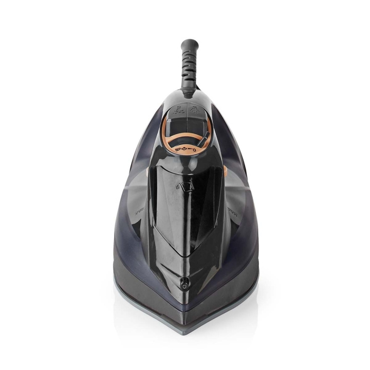 Nedis Steam Iron | 2200 W | 25 g/m | Steam shot | Keramisk | 0.26 l i gruppen HJEM, HUS OG HAGE / Omsorg for klær (Finns inte riktigt något norskt ord för detta...) / Strykejern hos TP E-commerce Nordic AB (C25691)
