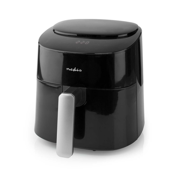 Nedis Hot Air Fryer | 4,2 l | Timer: 240 min | Antall forhåndinnstilte programmer: 8 | Digitalt | Sort i gruppen HJEM, HUS OG HAGE / Husholdningsapparater / Airfryers og frityrkokere hos TP E-commerce Nordic AB (C25699)