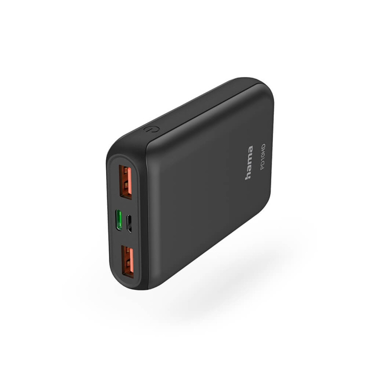 Hama Powerbank PD 10000mAh Antrasitt i gruppen SMARTTELEFON & NETTBRETT / Ladere og Kabler / Powerbanks hos TP E-commerce Nordic AB (C25741)