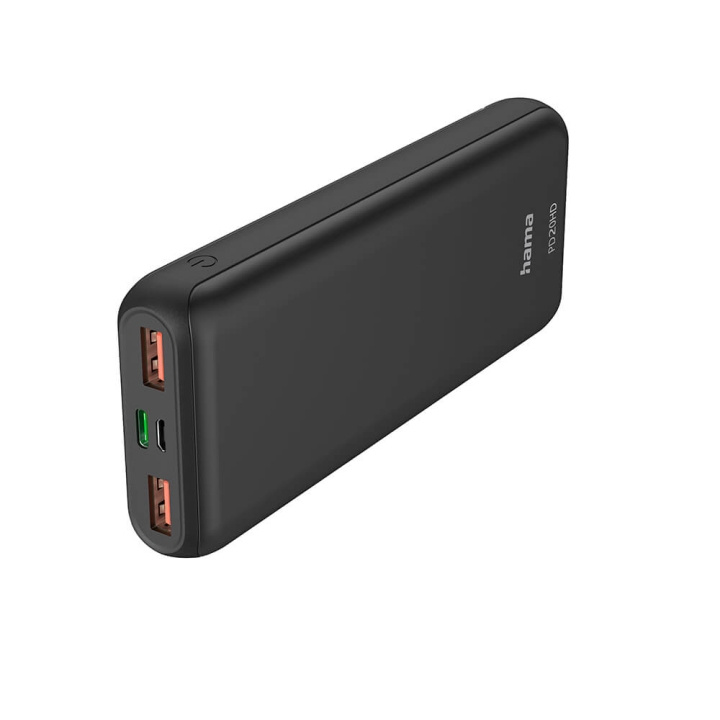 Hama Powerbank PD 20000mAh Antrasitt i gruppen SMARTTELEFON & NETTBRETT / Ladere og Kabler / Powerbanks hos TP E-commerce Nordic AB (C25742)
