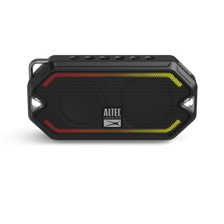 Altec Lansing Høyttaler IMW1000 HydraMini RGB Vanntett Svart i gruppen Elektronikk / Lyd & Bilde / Høyttalere & tilbehør / Bluetooth-høyttalere / Bærbare høyttalere hos TP E-commerce Nordic AB (C25749)