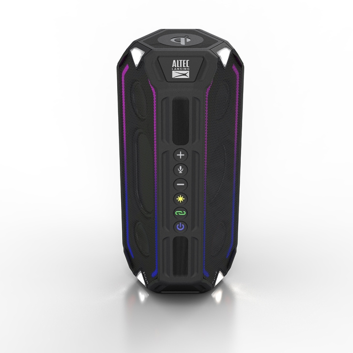 Altec Lansing Høyttaler IMW1400 HydraBoom RGB IPX67 Svart i gruppen Elektronikk / Lyd & Bilde / Høyttalere & tilbehør / Bluetooth-høyttalere / Bærbare høyttalere hos TP E-commerce Nordic AB (C25752)