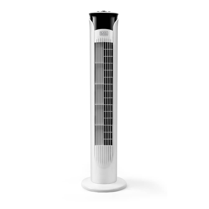 BLACK+DECKER Tower Fan White 81cm i gruppen HJEM, HUS OG HAGE / Vifter og klimaprodukter / Tårnvifte hos TP E-commerce Nordic AB (C25768)