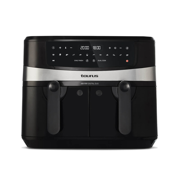 Taurus Air Fryer Duo 9L i gruppen HJEM, HUS OG HAGE / Husholdningsapparater / Airfryers og frityrkokere hos TP E-commerce Nordic AB (C25778)