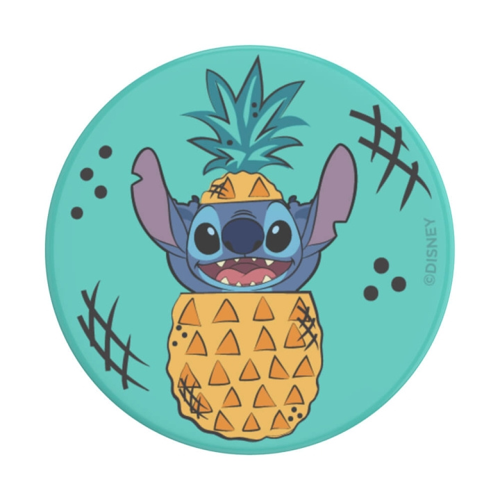 PopSockets Mobilholder PopGrip Lisensiert Stitch Pineapple i gruppen SMARTTELEFON & NETTBRETT / Annet tilbehør / Popsockets hos TP E-commerce Nordic AB (C25839)