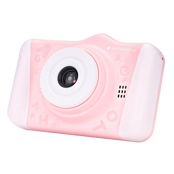 Agfa Digitalkamera Realikids 2 CMOS 10MP Rosa i gruppen Elektronikk / Foto og video / Kameraer hos TP E-commerce Nordic AB (C25915)