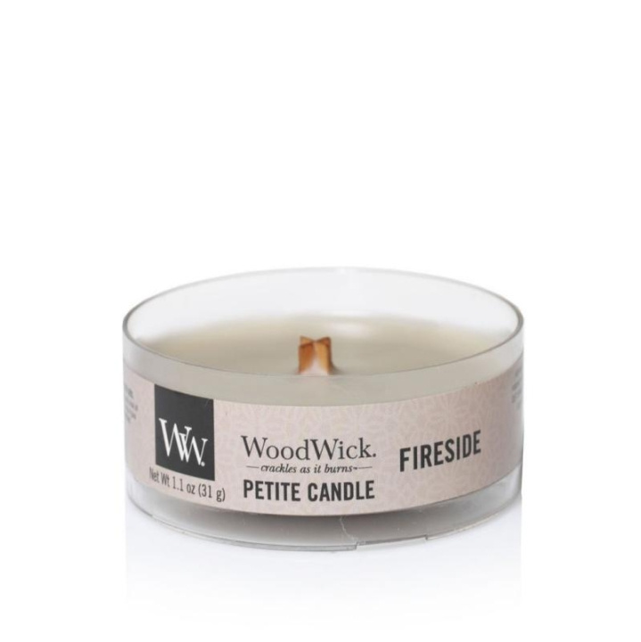 WoodWick Petite - Fireside i gruppen HELSE OG SKJØNNHET / Duft og parfyme / Andre dufter / Duftlys hos TP E-commerce Nordic AB (C25958)