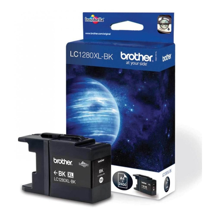 Brother Blekk LC1280XLBK LC-1280XL Svart i gruppen Datautstyr / Skrivere og tilbehør / Blekk og toner / Toner / Brother hos TP E-commerce Nordic AB (C26049)